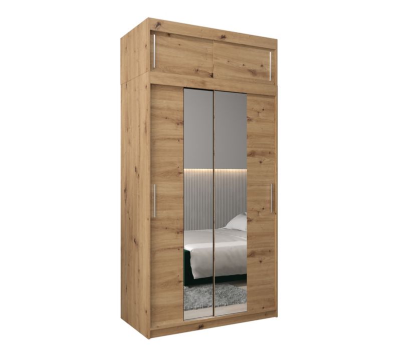 Szafa przesuwna Garderoba Abiks Tokyo 1 120 artisan + artisan z nadstawką 1 szt.