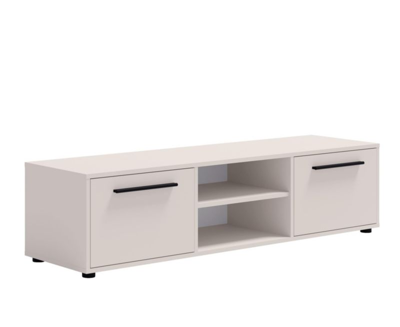 Szafka rtv dwudrzwiowa Bettso Maxivo nowoczesna do salonu kaszmir 1szt.