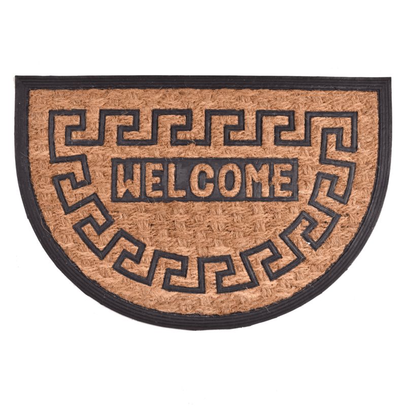 Wycieraczka Panama kokos guma półokrągła welcome Direct Home & Garden 40X60 cm 1 szt.