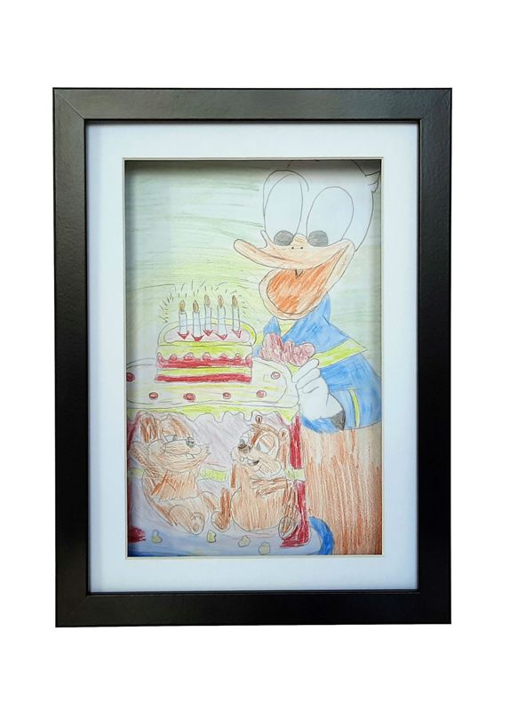 Ramka Frames Factory na rysunki A4 21x29.7 cm czarna 1 szt.