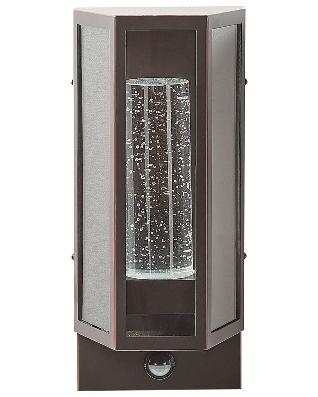 Lampa ścienna ogrodowa LED Fruid Brązowy 1 szt.