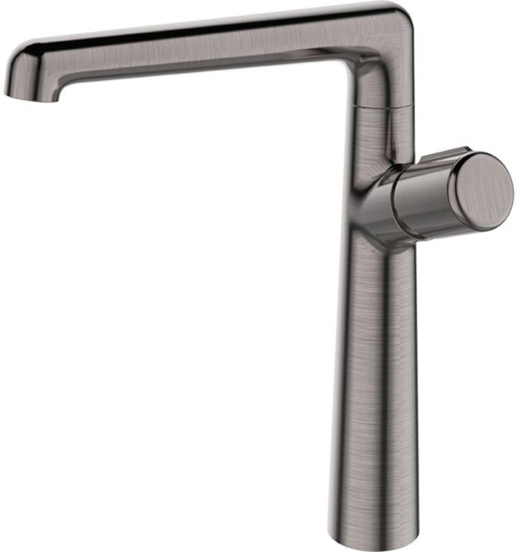 Bateria umywalkowa Laveo Pretto stojąca grafit 1 szt.