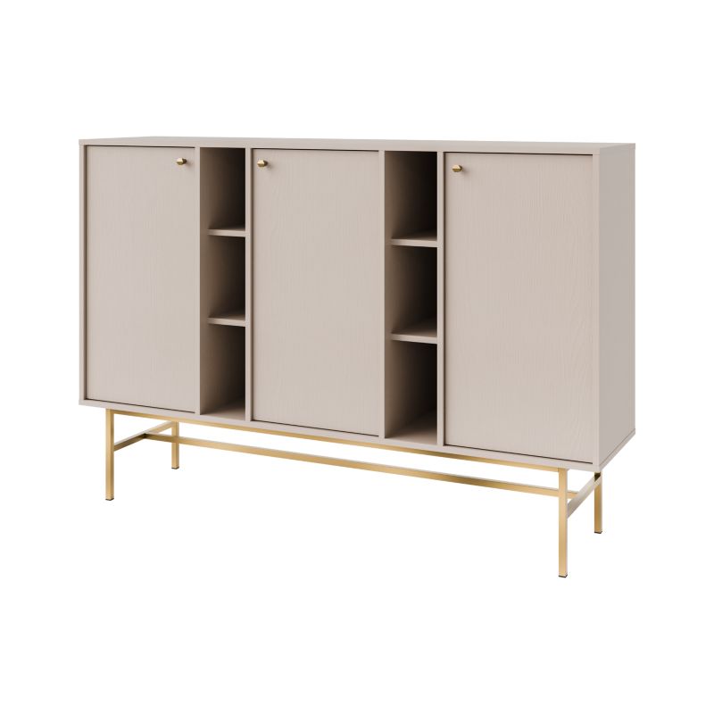 Komoda trzydrzwiowa Bonni Sakai 3 3F T823 Beż 1 szt.