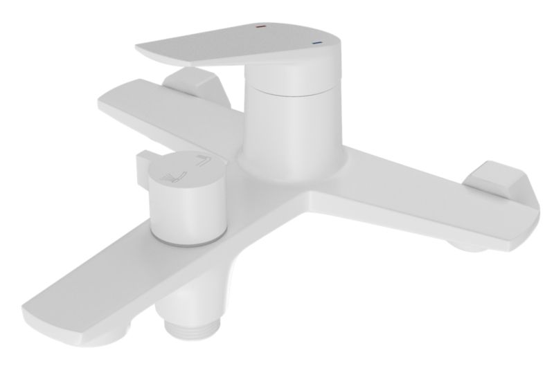 Bateria wannowo-natryskowa Granitan nave biała 1 szt.