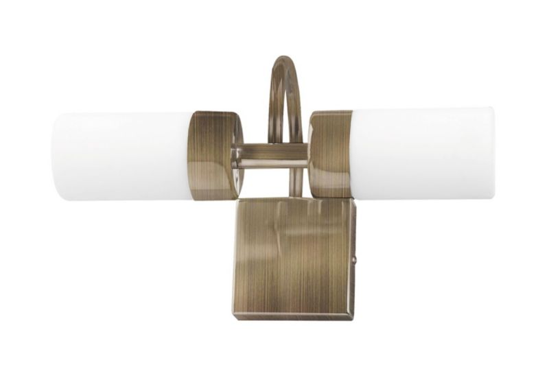 Kinkiet ścienny Rabalux Betty brązowo-biały nad lustro LED 8W 4000K 785lm IP44 wym: 16 x 26 x 15 cm - 1 szt.