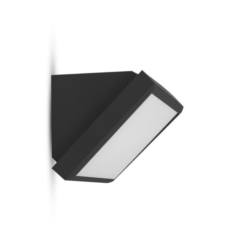 Kinkiet ścienny zewnętrzny V-TAC czarno-biały LED 20W 4000K 2045lm IP65 wym: 17 x 31,9 x 11,4 cm tworzywo sztuczne - 1 szt.