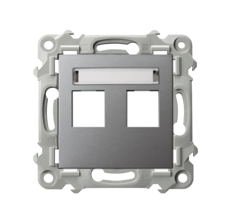 Obudowa gniazda Ospel Szafir szara