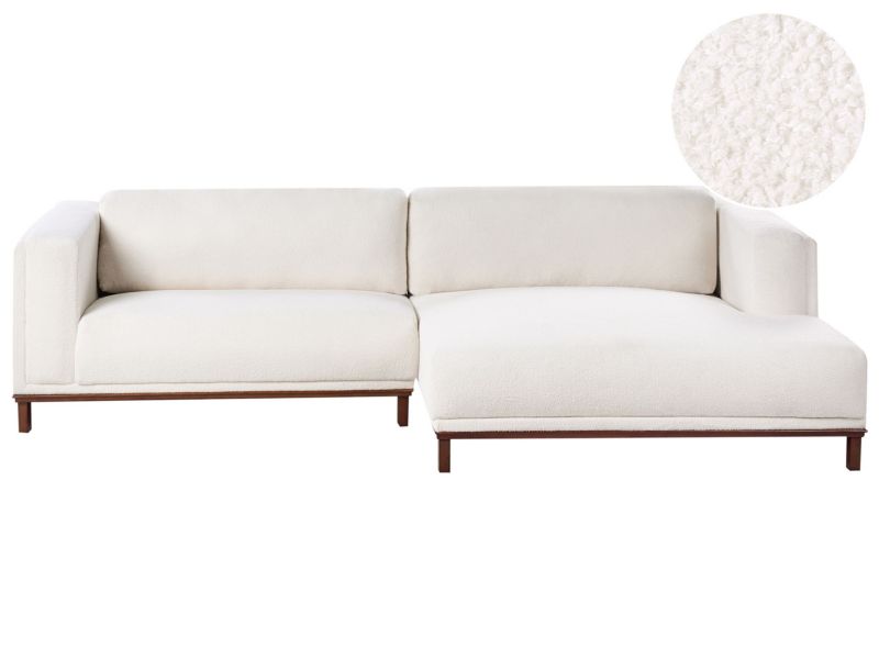 Narożnik dla 4 osób Veng Boucle Złamana biel 1 szt.