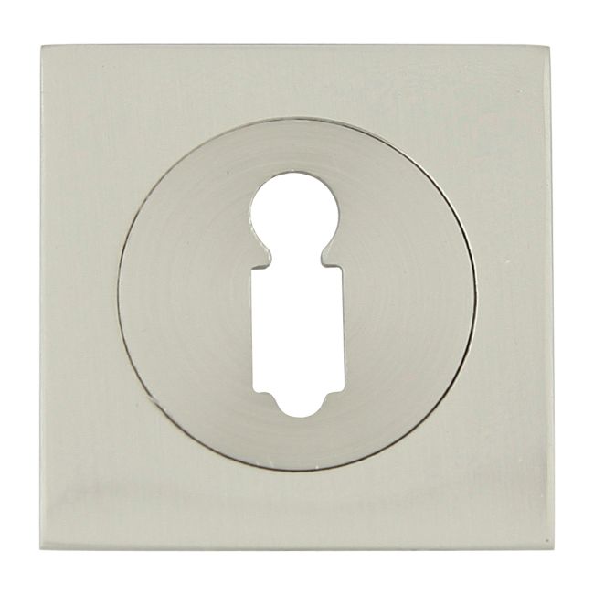 Szyld drzwiowy Ambition QR na klucz nikiel szczotkowany