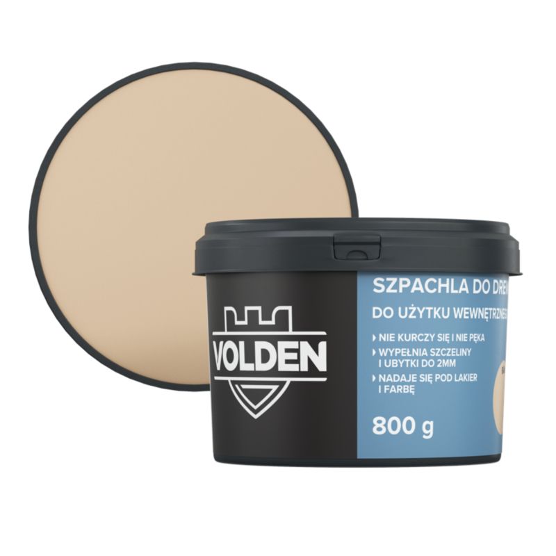 Masa szpachlowa do drewna Volden buk 800 g