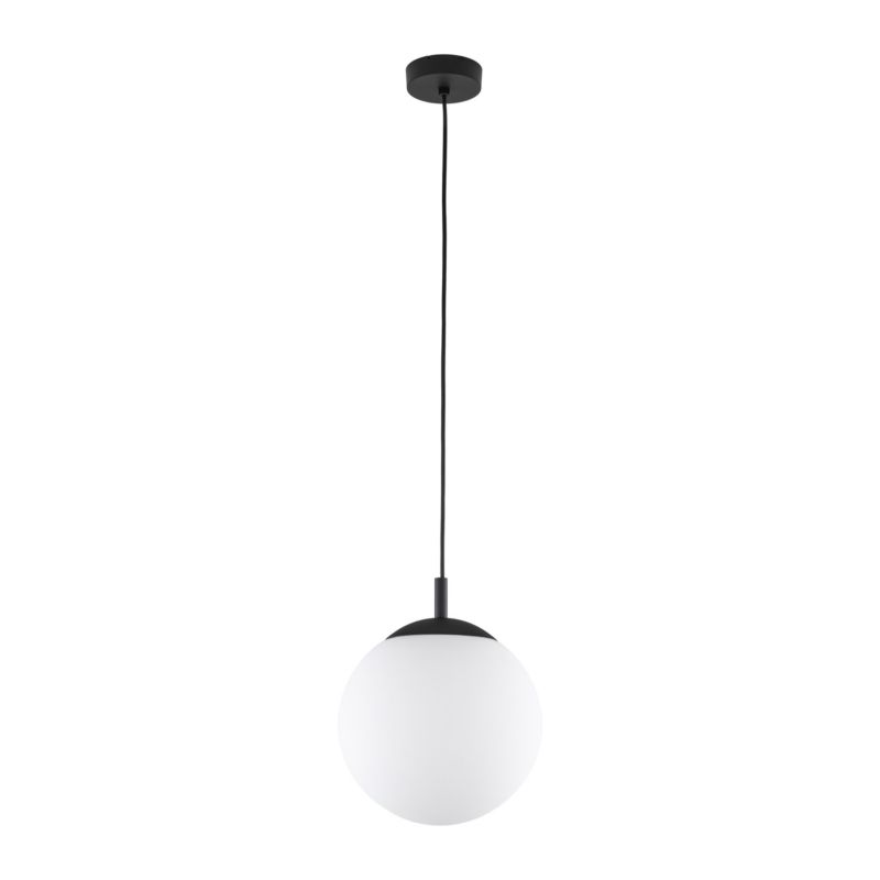 Lampa wisząca TK-Lighting Esme biała kula klosz 30cm - 1szt.
