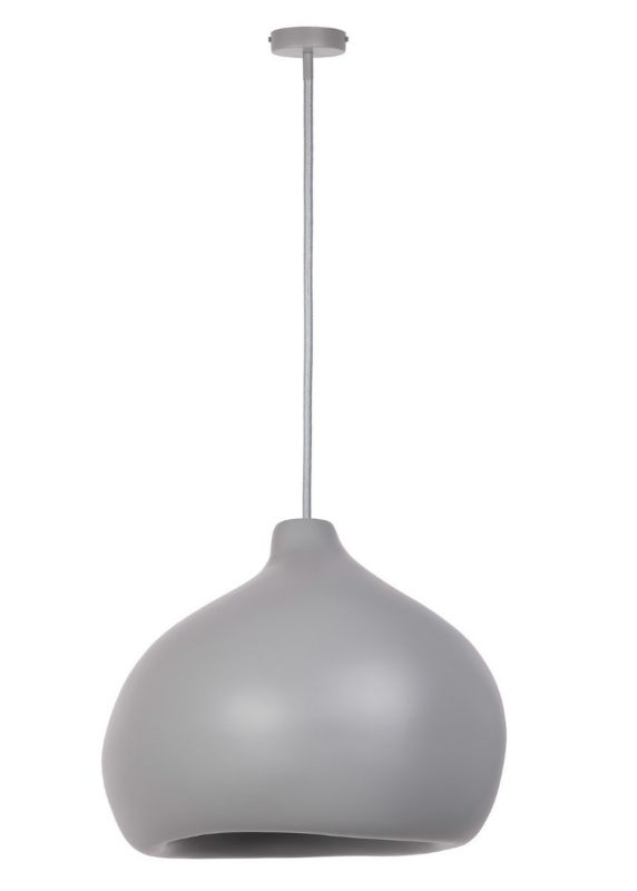 Lampa wisząca Sigma Lighting Mauro 0247 szara nowoczesna 1xE27 x 1 szt.