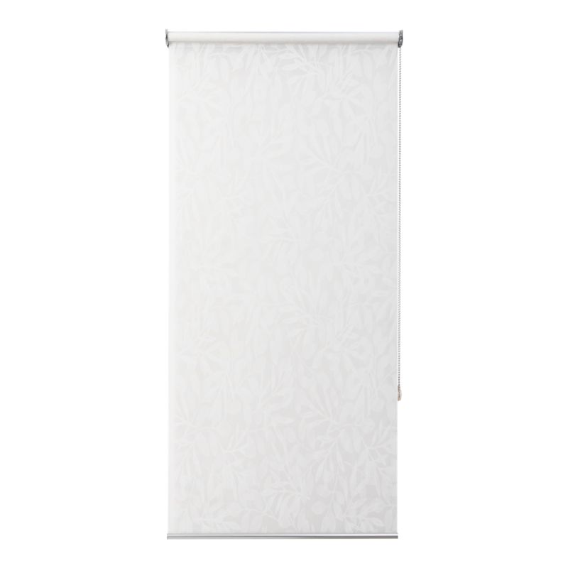 Roleta GoodHome Flasor KWIATY 52,3 x 160 biała