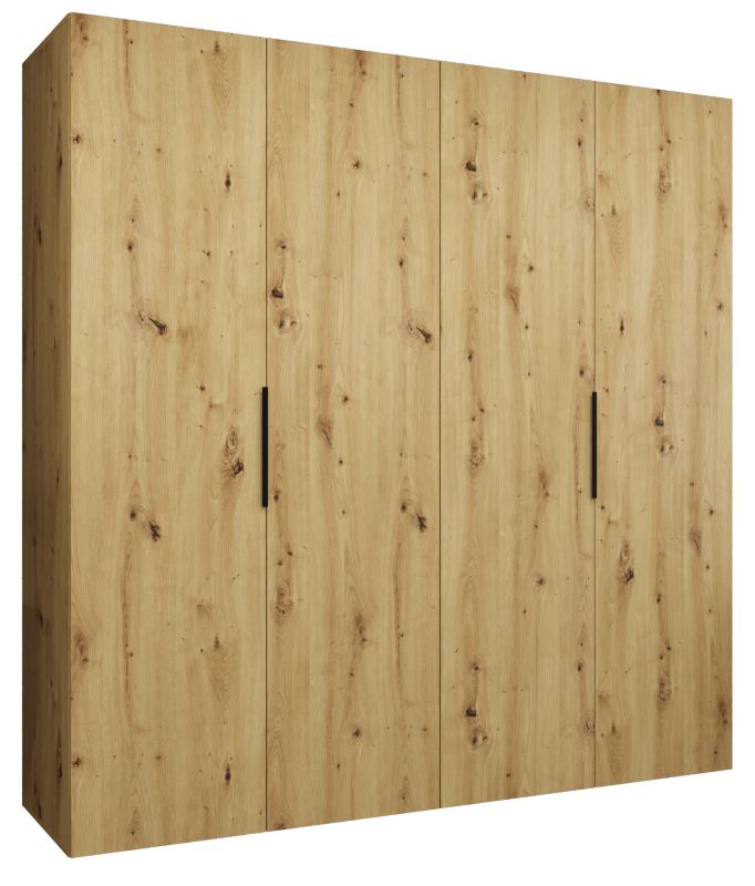 Szafa uchylna Abiks MARBELLA 1 200 wys 202 cm Artisan + Czarny 1 szt