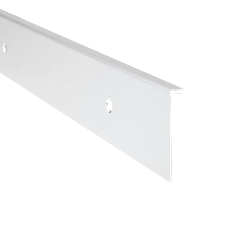 Listwa przyblatowa Cezar aluminiowa kwadratowa 38 mm 62 cm srebrna