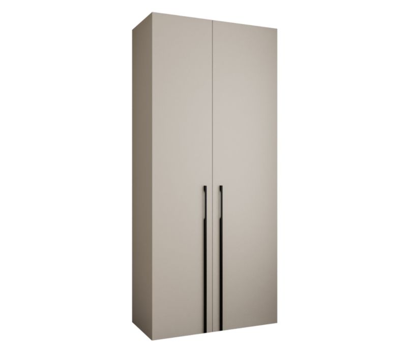 Szafa uchylna Garderoba COMO 3 110 (kaszmir/czarny)