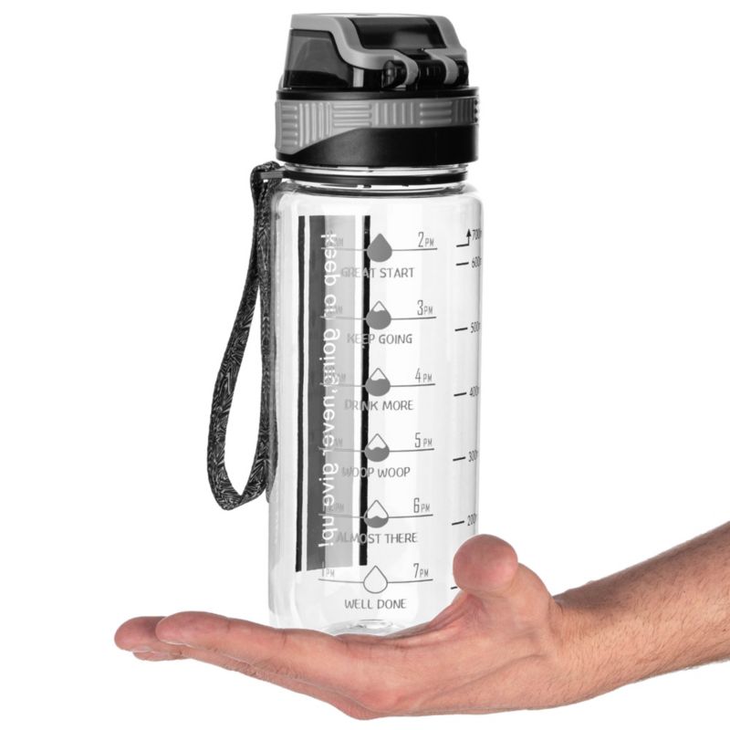 Butelka tritanowa KADAX na wodę szara 750 ml, 1 szt.