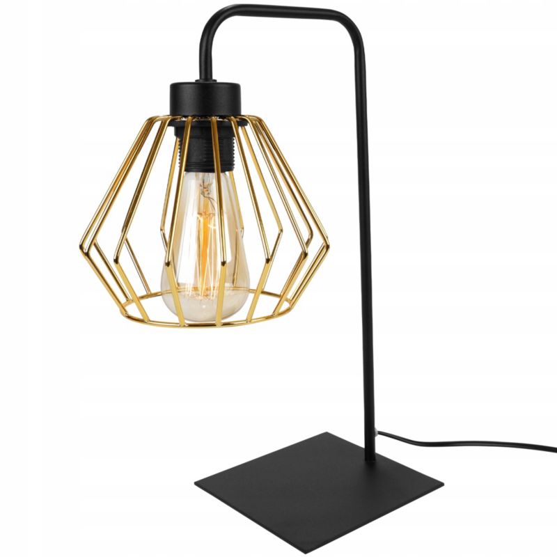 Lampa stołowa nocna Light Home Santos 1x E27 60W złoty 1szt.