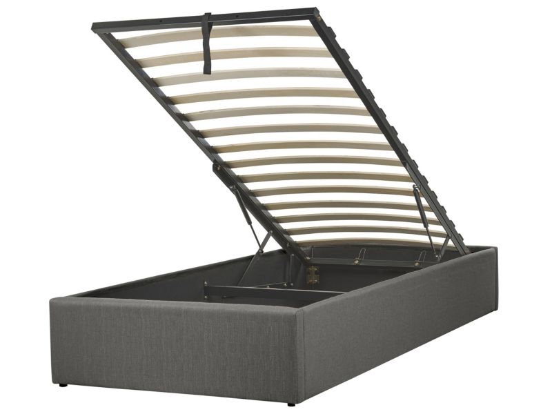 Łóżko Dinan 90 x 200 cm Ciemnoszary 1 szt.