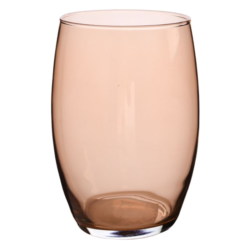 Wazon Direct Home and Garden Tyra 20 cm szkło pomarańczowy