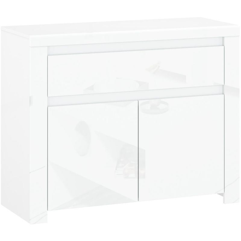 Komoda Dwudrzwiowa FLARE Mebel Elite 106 cm z Szufladą do Sypialni 1 szt