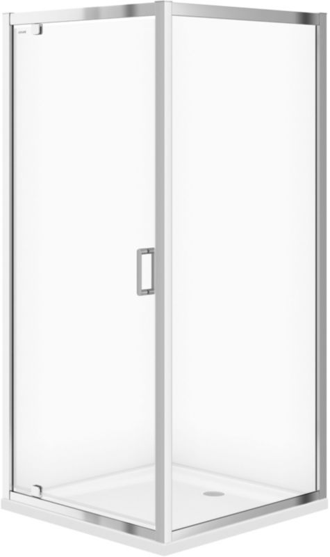 Kabina prysznicowa Cersanit Arteco chrom, szkło hartowane, pivot, 90x90, 190 cm, 1 szt.