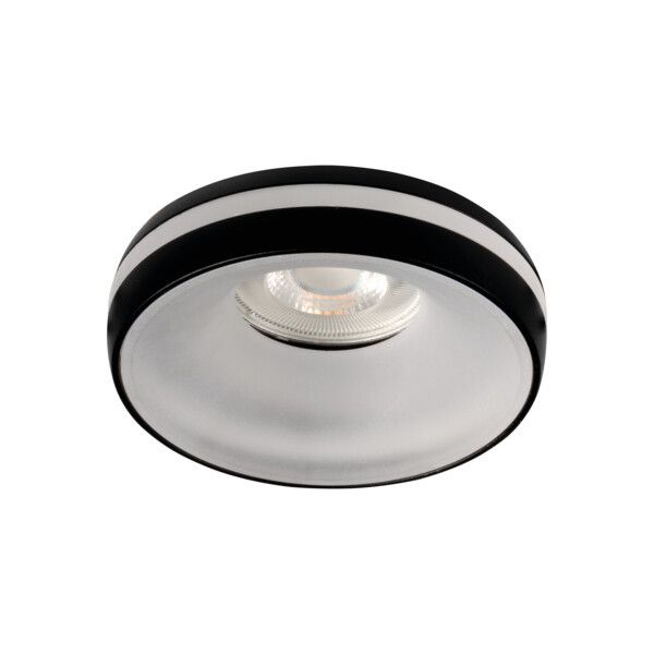 Oprawa sufitowa wpuszczana Kanlux Eliceo czarna 1 x GX5.3 / GU10 x 10W IP20 wym: 4,2 x 9,6 x 9,6 cm okrągła - 1 szt.