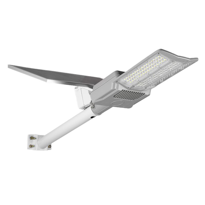 Lampa solarna LED uliczna MasterLED Panel 400W zimna biel 6000K IP65 z pilotem szara 1 szt.