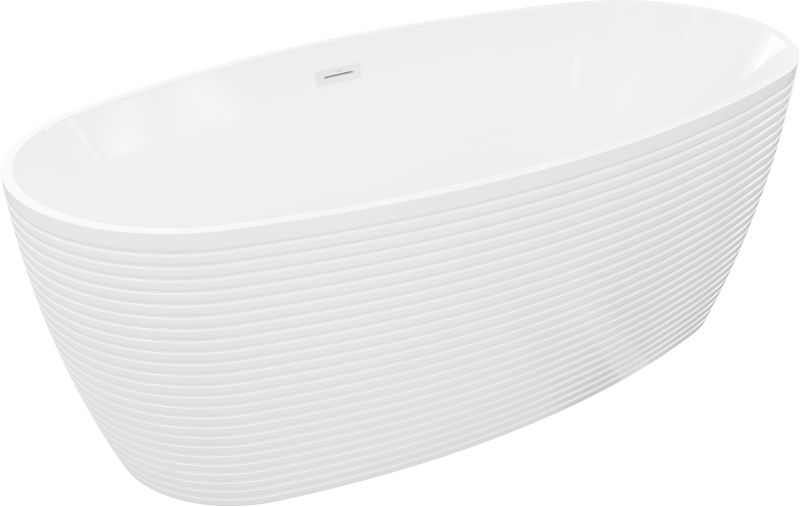 Wanna wolnostojąca Mexen Lira biała 170x80 cm .- 52831708000-20 1 szt.