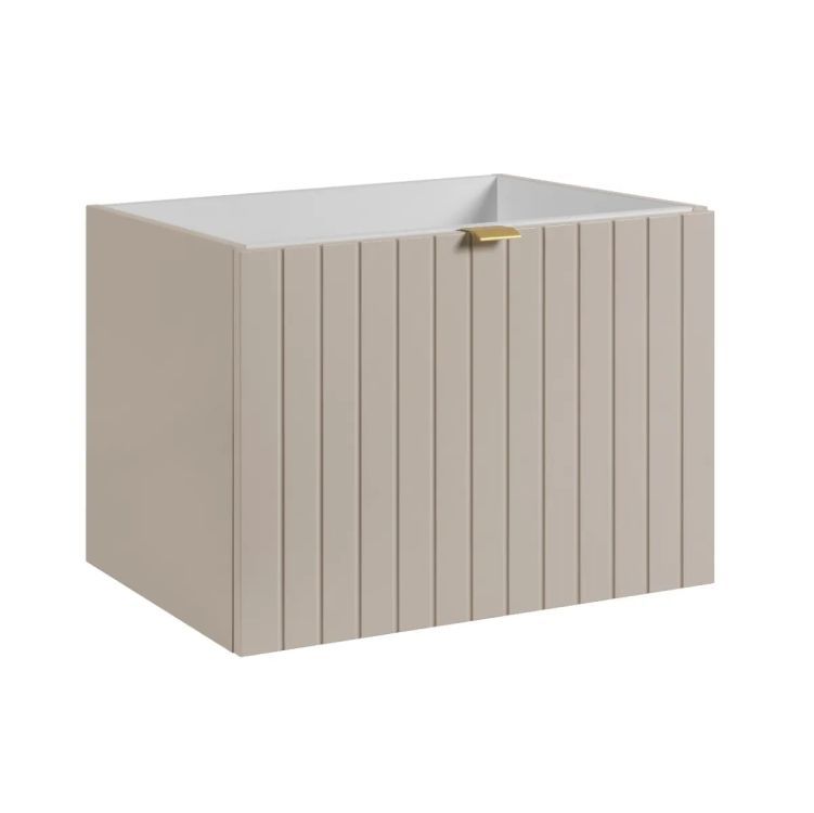 Szafka pod umywalkę KROFAM HARMO 60 cm kaszmir półmat bez umywalki 1 szt