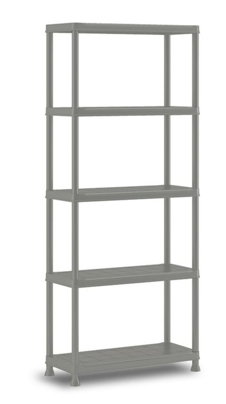 Regał Keter Shelf Plus 75x32x176 cm szary 5 półek 1 szt