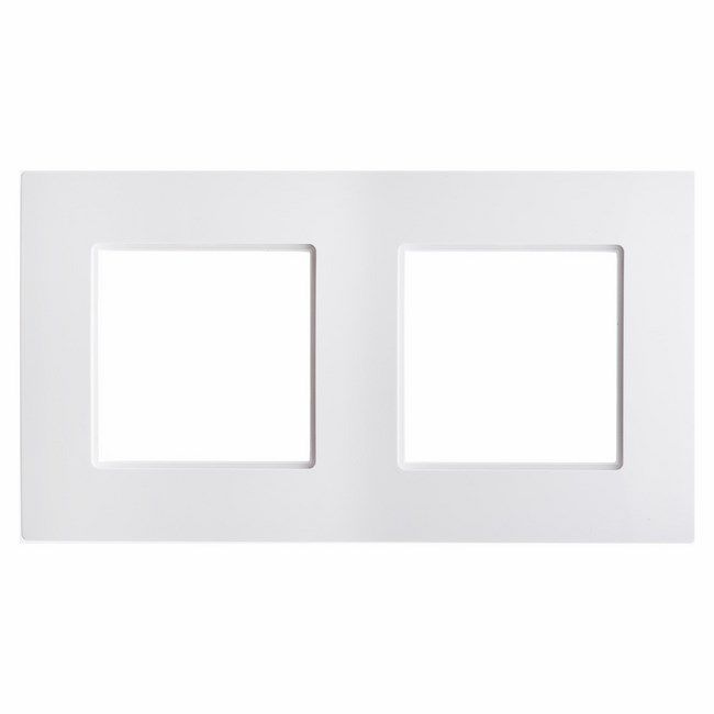 Ramka podwójna Polmark Tarnów Rosa biała