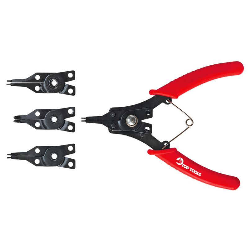 Szczypce do pierścieni osadczych Top Tools zestaw 4 szt. 1 kpl