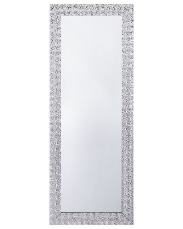 Lustro ścienne Mervent 50 cm 130 cm Biały 1 szt.