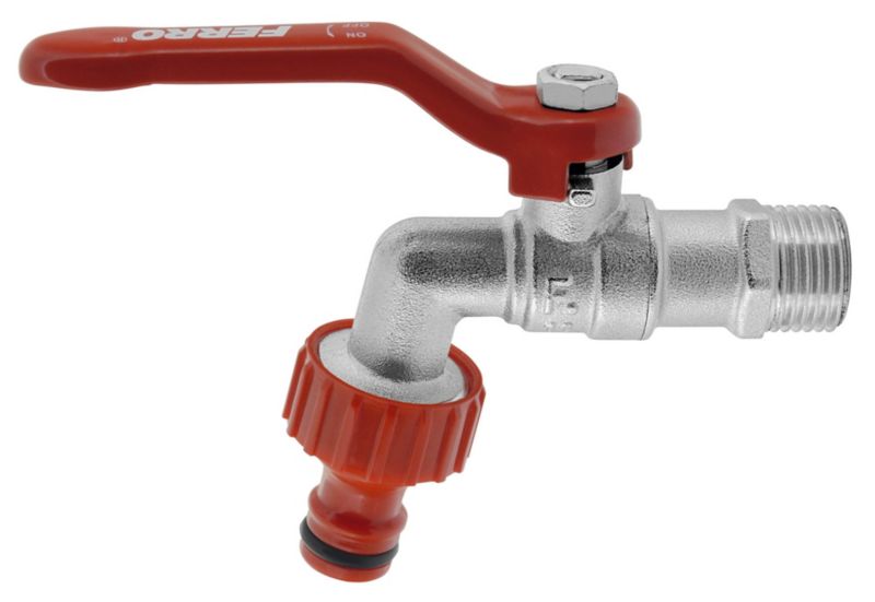 Zawór kulowy Ferro czerpalny z przyłączem 19.05 mm 1 szt.
