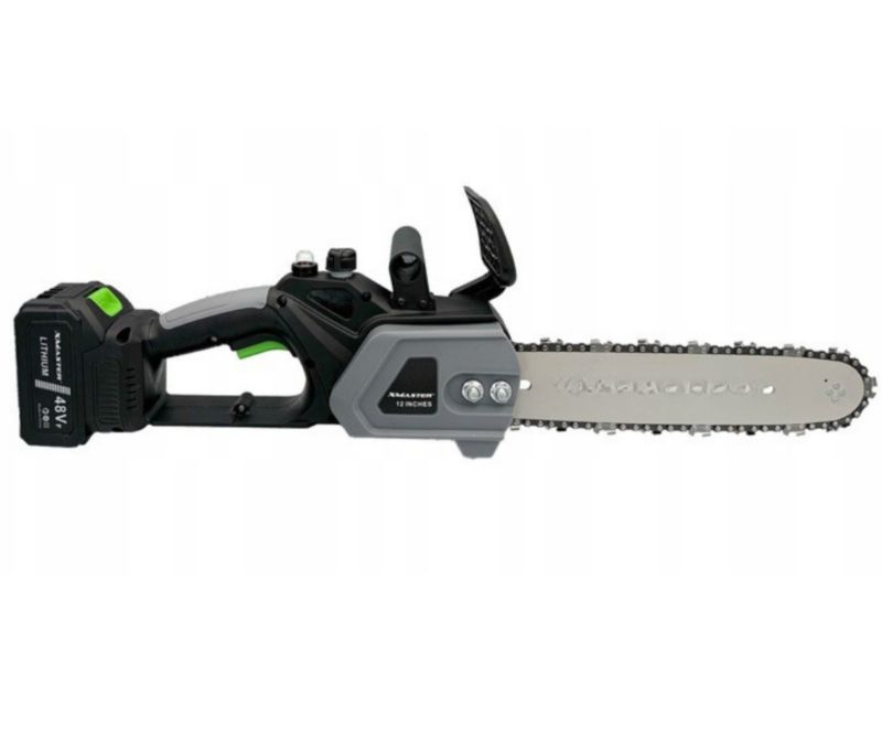 Piła łańcuchowa XMaster bezszczotkowa pilarka akumulatorowa 12 cali ze smarowaniem 1 szt
