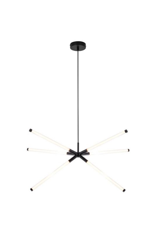 Lampa wisząca Rabalux Nivaro 1688 czarno-biała minimalistyczna wbudowany LED 36W 1 szt.