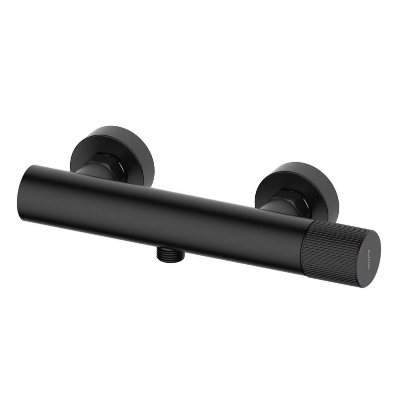 Bateria prysznicowa Oltens Hamnes czarny mat jednouchwytowa, ścienna 1 szt.