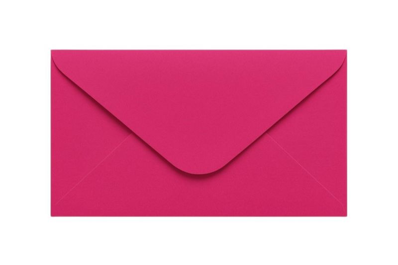 Koperty Ozdobne Neopak DL Różowe Ciemne 120g - Koperty Kolorowe 50 szt.