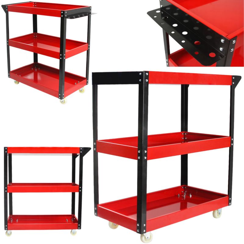 Szafka wózek warsztatowy narzędziowy 3 półki MAR-POL 150 kg 1szt.