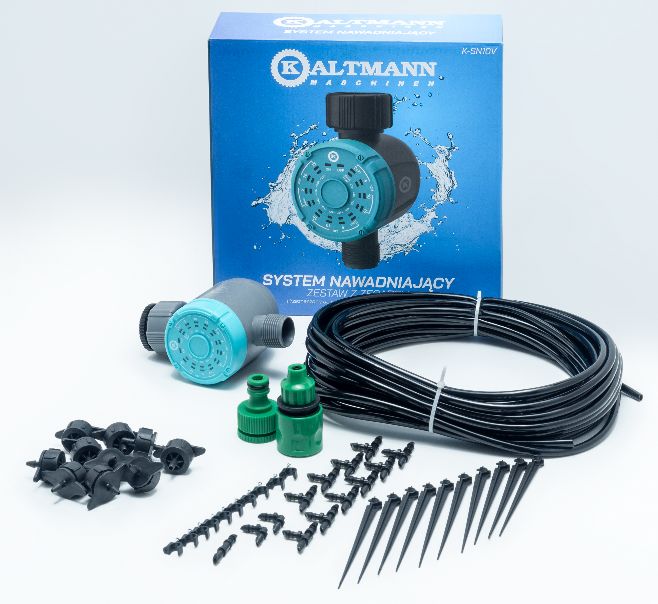 System nawadniania Kaltmann K-SN10V z cyfrowym zegarem wodnym Zestaw 15m 1 szt.