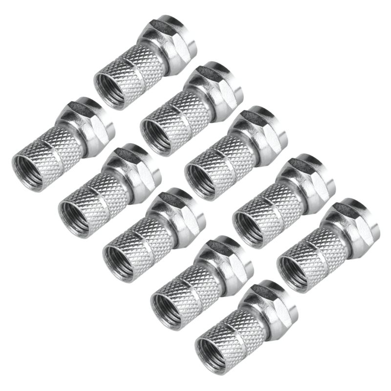 Wtyk antenowu F DPM Solid 7 mm 10 szt.