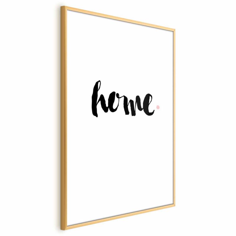 Plakat Artgeist Dom i kropka 29,7x42 cm z ramą złotą 1 szt