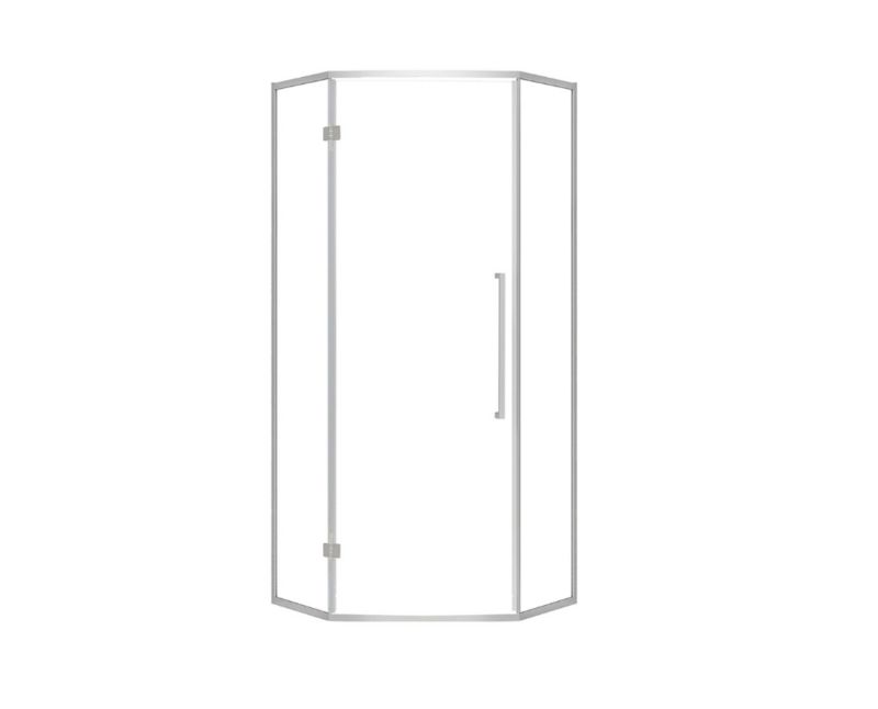 Kabina prysznicowa DOLCE Durasan 80x80 chrom pięciokątna 1 szt.