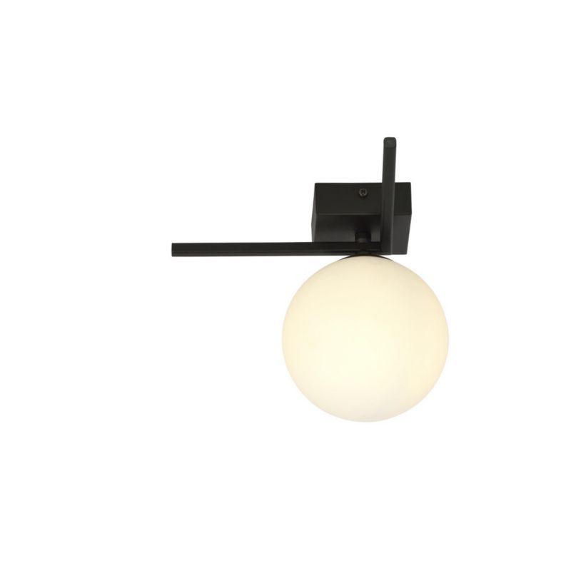 Lampa sufitowa Emibig Imago czarno-biała wym: 21 x 23 cm 1xE14 x 10W 1 szt.