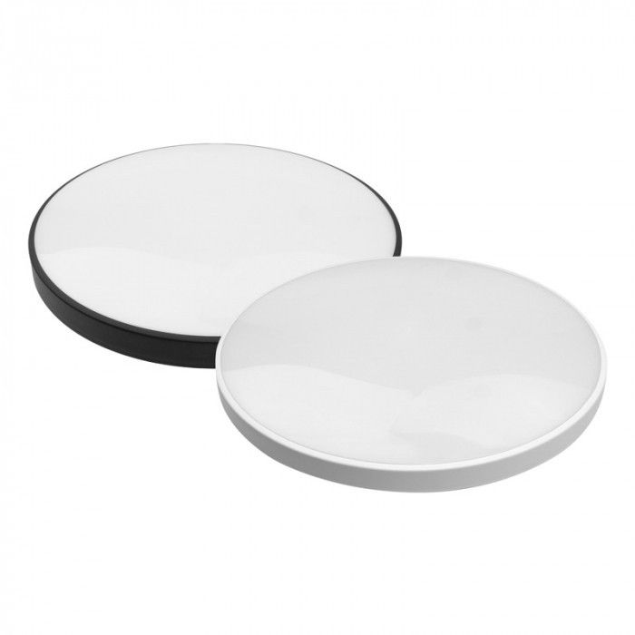 Plafon sufitowy nowoczesny Ecolight biało-czarny LED 24W 4000K 1900lm IP20 wym: 5,5 x 33 x 33 cm tworzywo sztuczne - 1 szt.