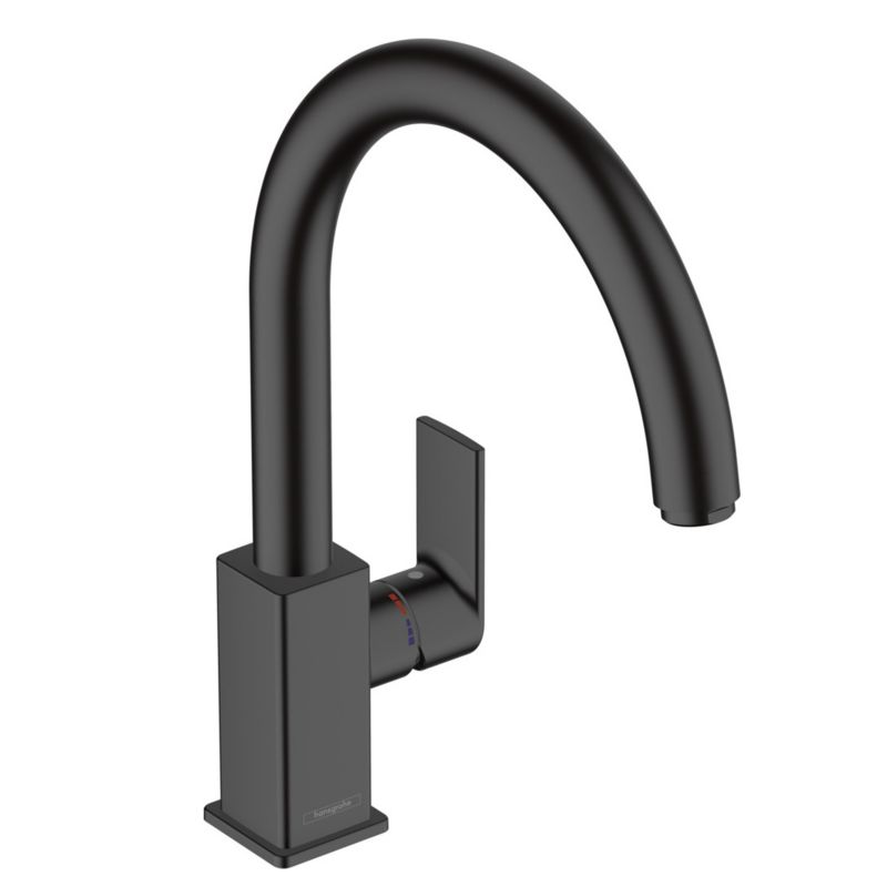 Bateria kuchenna Hansgrohe Shape L 210 czarny mat