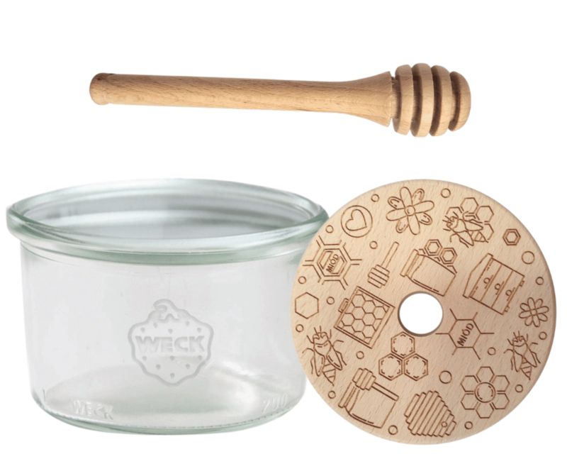 Słoik do miodu MODO24 Weck 200 ml fi 80 mold nabierak W4 1 kpl.