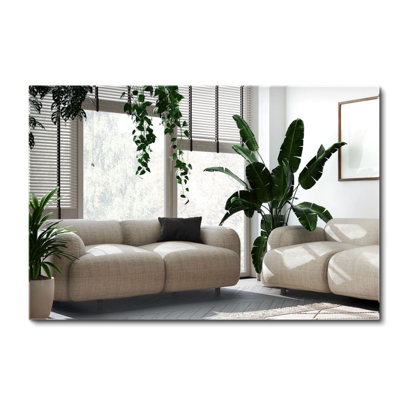 Lustro Ozdobne do Łazienki Wallfluent 60 cm x 40 cm Prostokątne 1 szt.