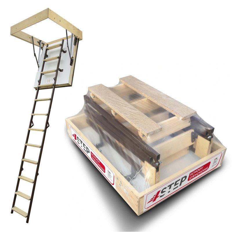 Schody Strychowe 4STEP Stallux MAX 90x80 0,44W/m2K dodatkowa uszczelka 1szt.